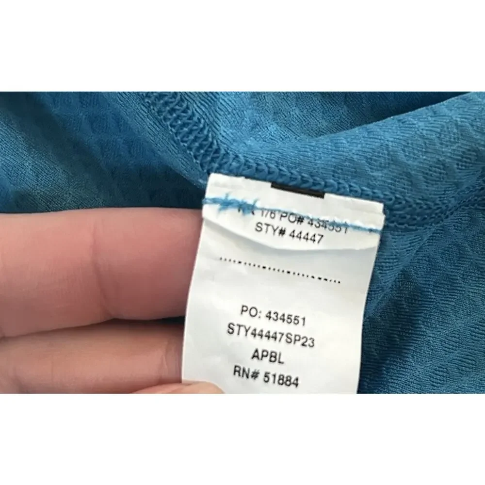 Patagonia Capilene Midweight Baselayer Quarter Zip Long Sleeve Men’s Medium Blue